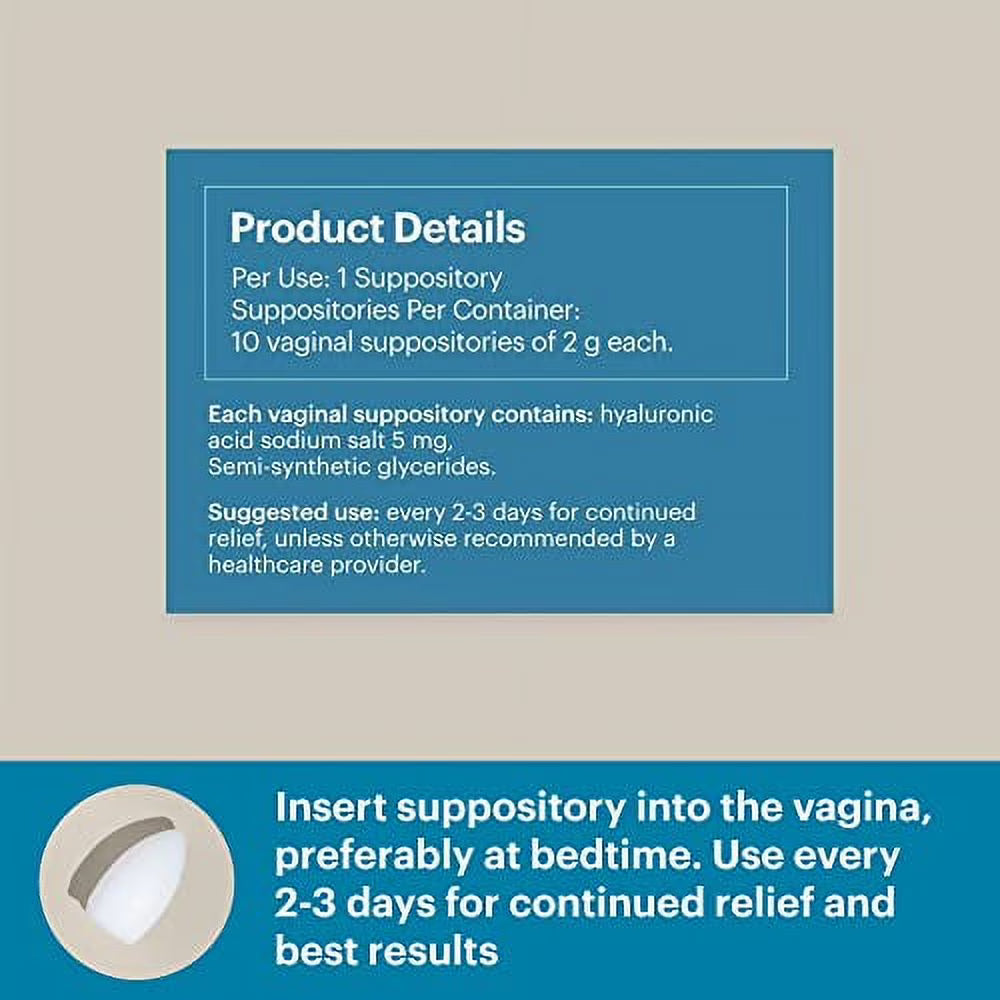 Vaginal Moisturizer with Hyaluronic Acid, 1 Month Supply I31406
