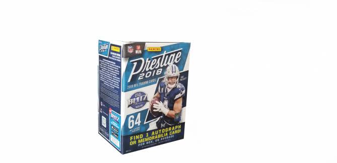 2018 Panini Prestige Football Trading Card Blaster Box 8 Packs W486