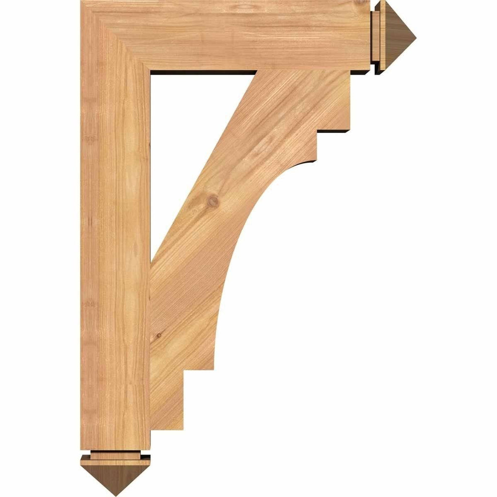 5 1/2x22W x 38x22D x 38x22H Western Red Cedar Bracket I843771