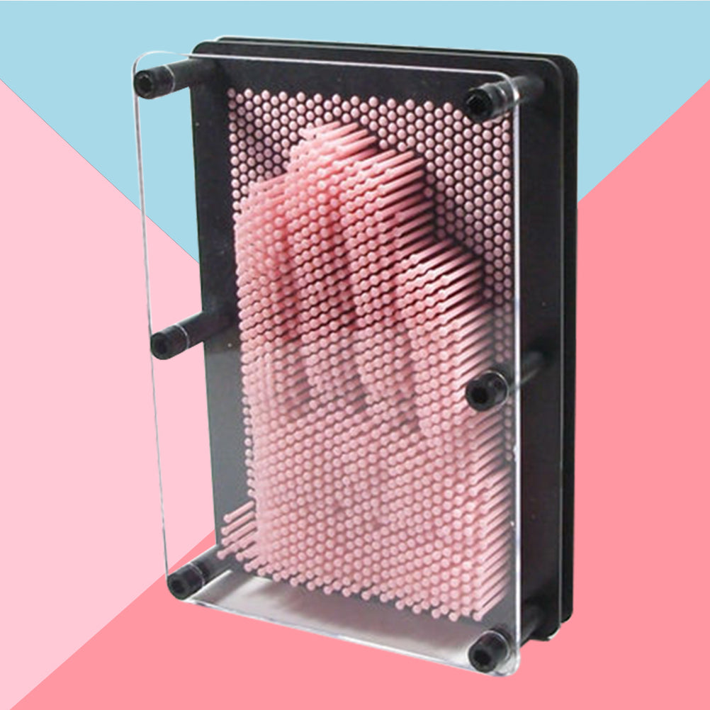Large Size Pink 3-Dimensional Pin Art Board Toy X594482