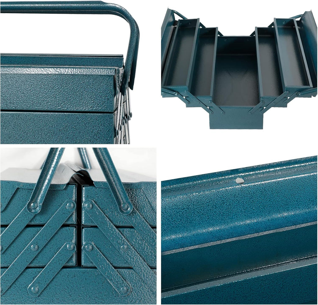 17 Inch Metal Cantilever Tool Box H86434