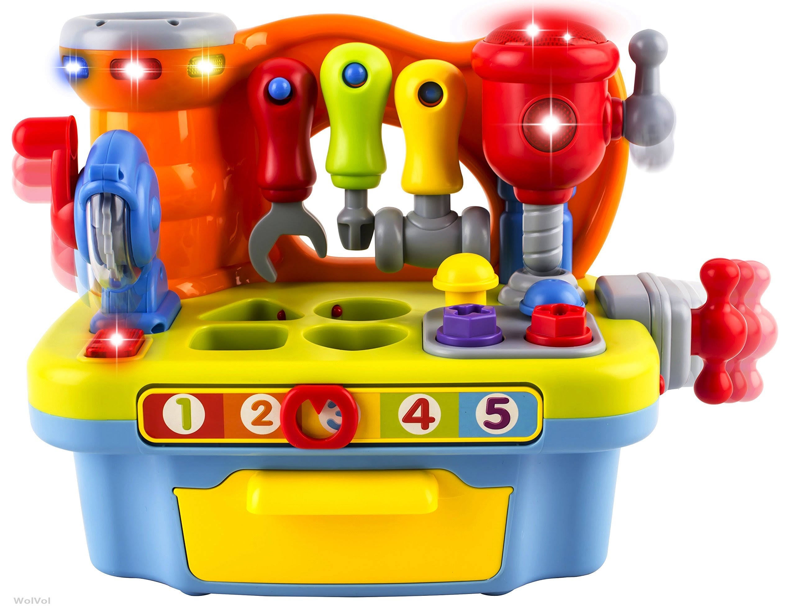 Musical Learning Workbench Toy with Tools K32411