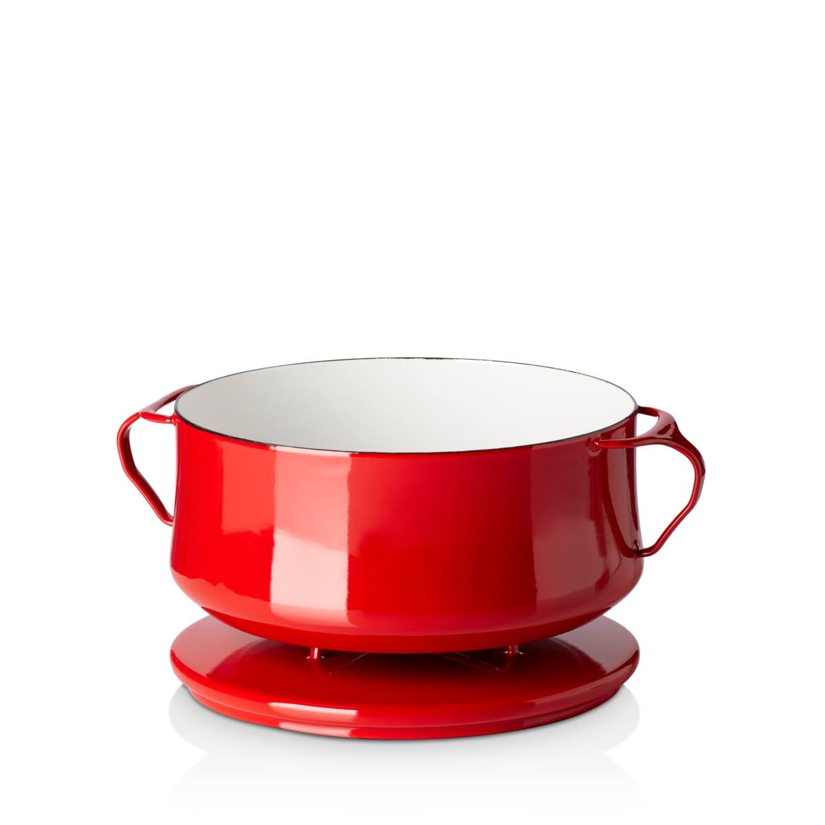 Chili Red 4 qt Casserole W9363