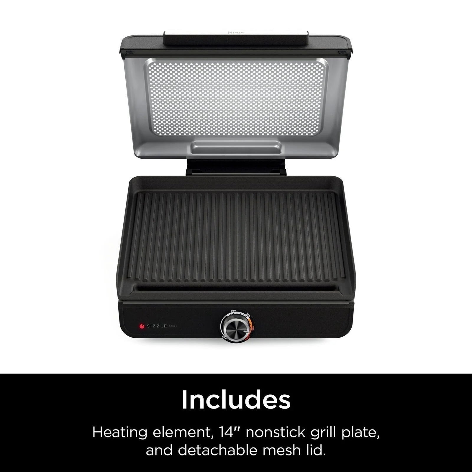 Smokeless Indoor Grill with Nonstick Grill Plate Z97324