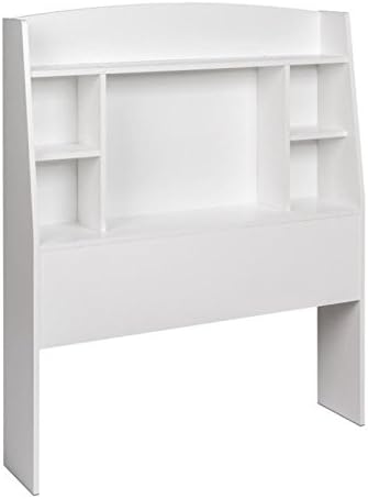 Twin Bookcase Headboard in White Q3690