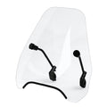 15" Clear Tinted Windscreen Windshield for 7/8" or 1" Handlebars T503