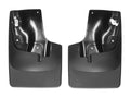 Black No Drill Splash Guard MudFlaps, Front Pair G194434