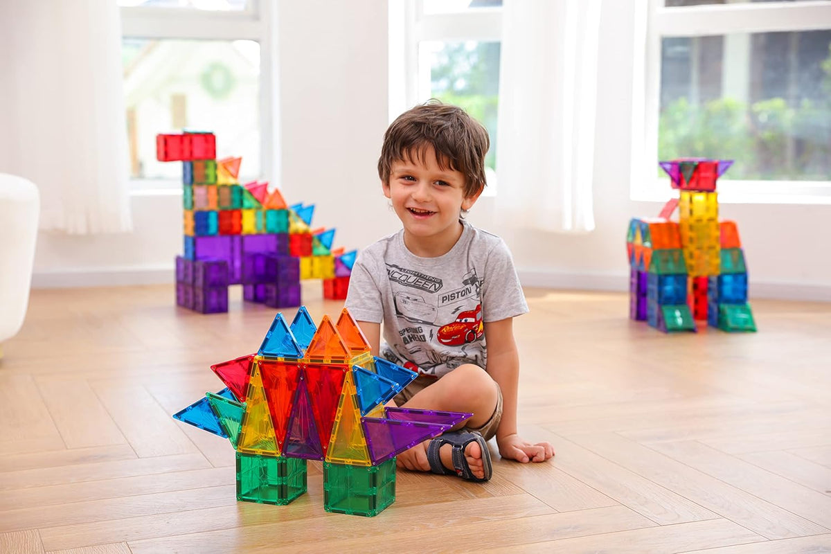 66PCS Magnetic Tiles Building Blocks Y499249