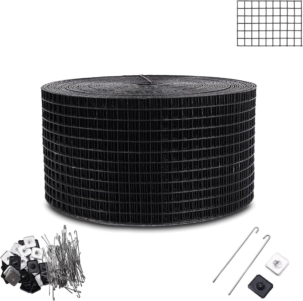 Solar Panel Bird Guard 6in X 100ft PVC Coated Galvanized Steel Wire Mesh B14107