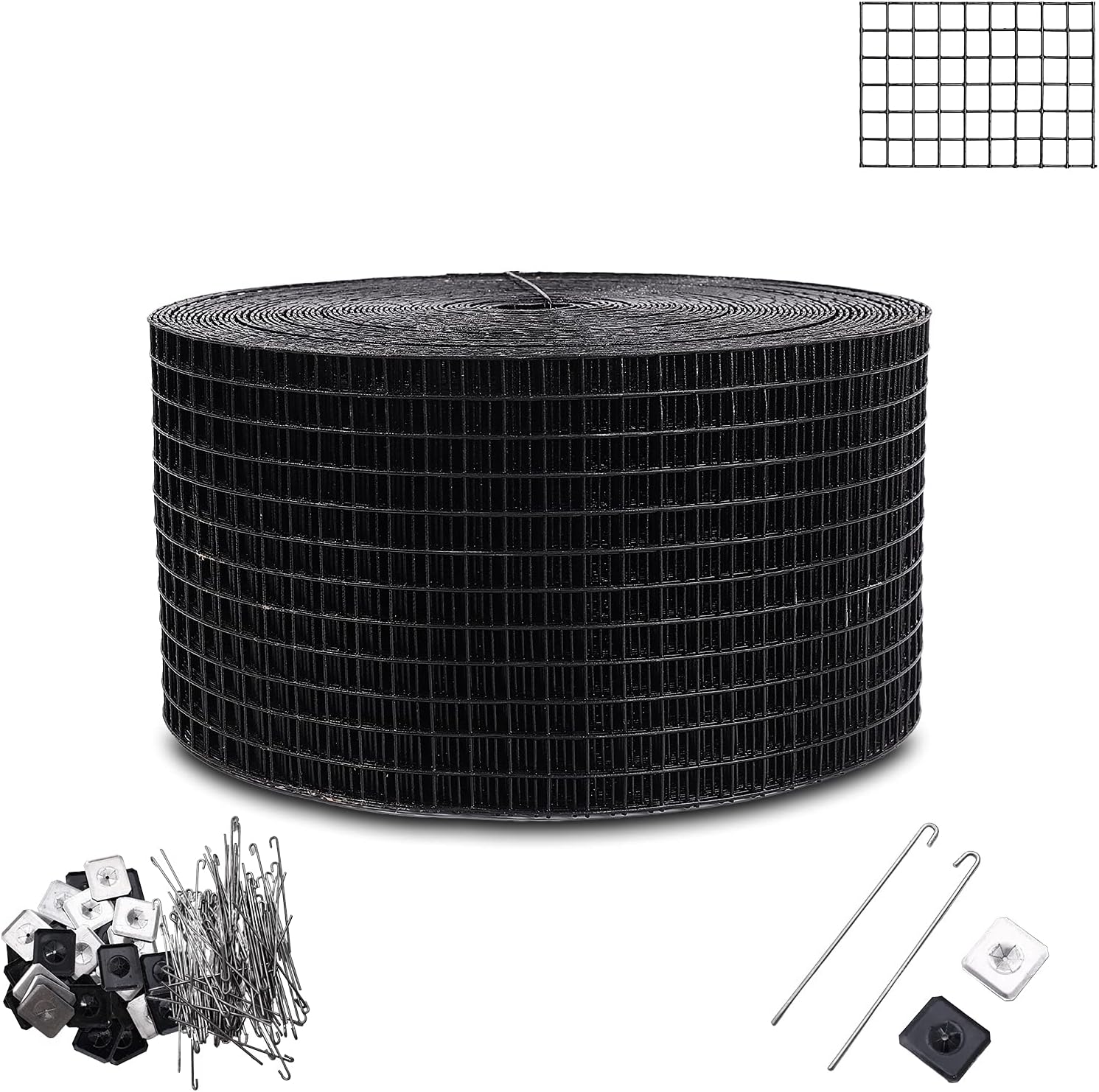 Solar Panel Bird Guard 6in X 100ft PVC Coated Galvanized Steel Wire Mesh B14107