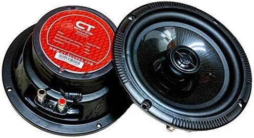 6.5” 240 Watt 2-Way Weatherproof Coaxial Car Speakers, Pair Pack of 2 H77404
