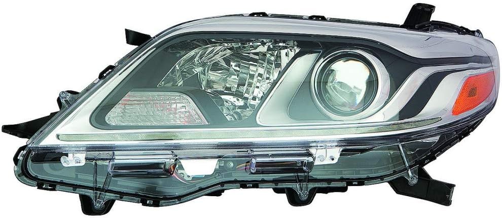 Headlight Assembly for Toyota Sienna 2015-2020 Driver Side Halogen with LED DRL N820