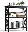 White 3-Tier Wooden Bookshelf K7380