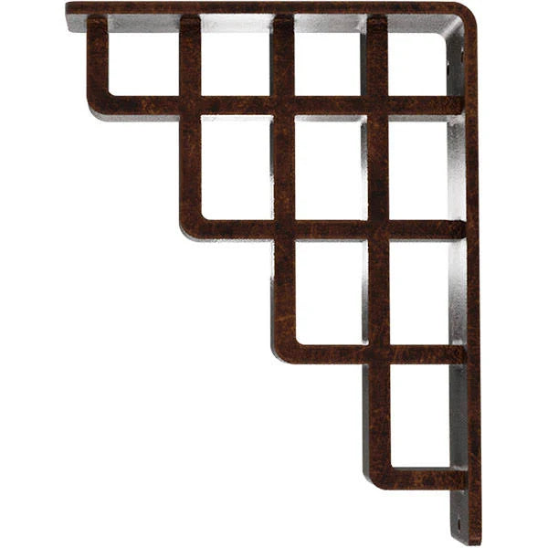 Antiqued Copper Wrought Iron Bracket J6732