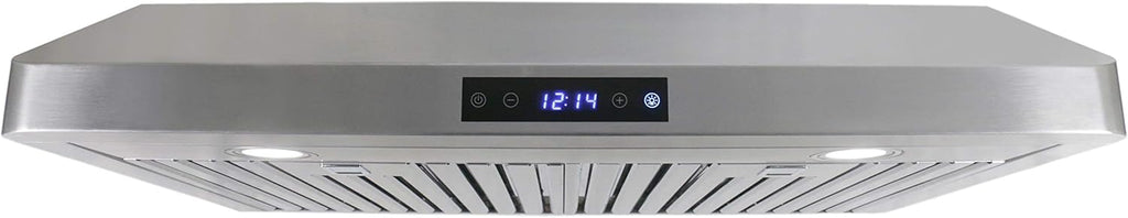 30 Inch Under Cabinet Stainless Steel Range Hood with Baffle Filters W626