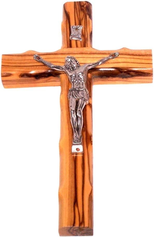 Olive Wood Cross with Certificate and Lord Prayer Card (4.75 Inches) Pack of 2 X565761