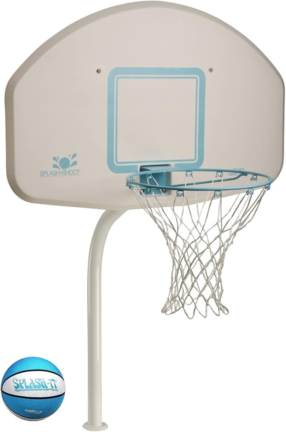 Deck-Mounted Basketball Hoop with 18 Inch Stainless Steel Rim K576379