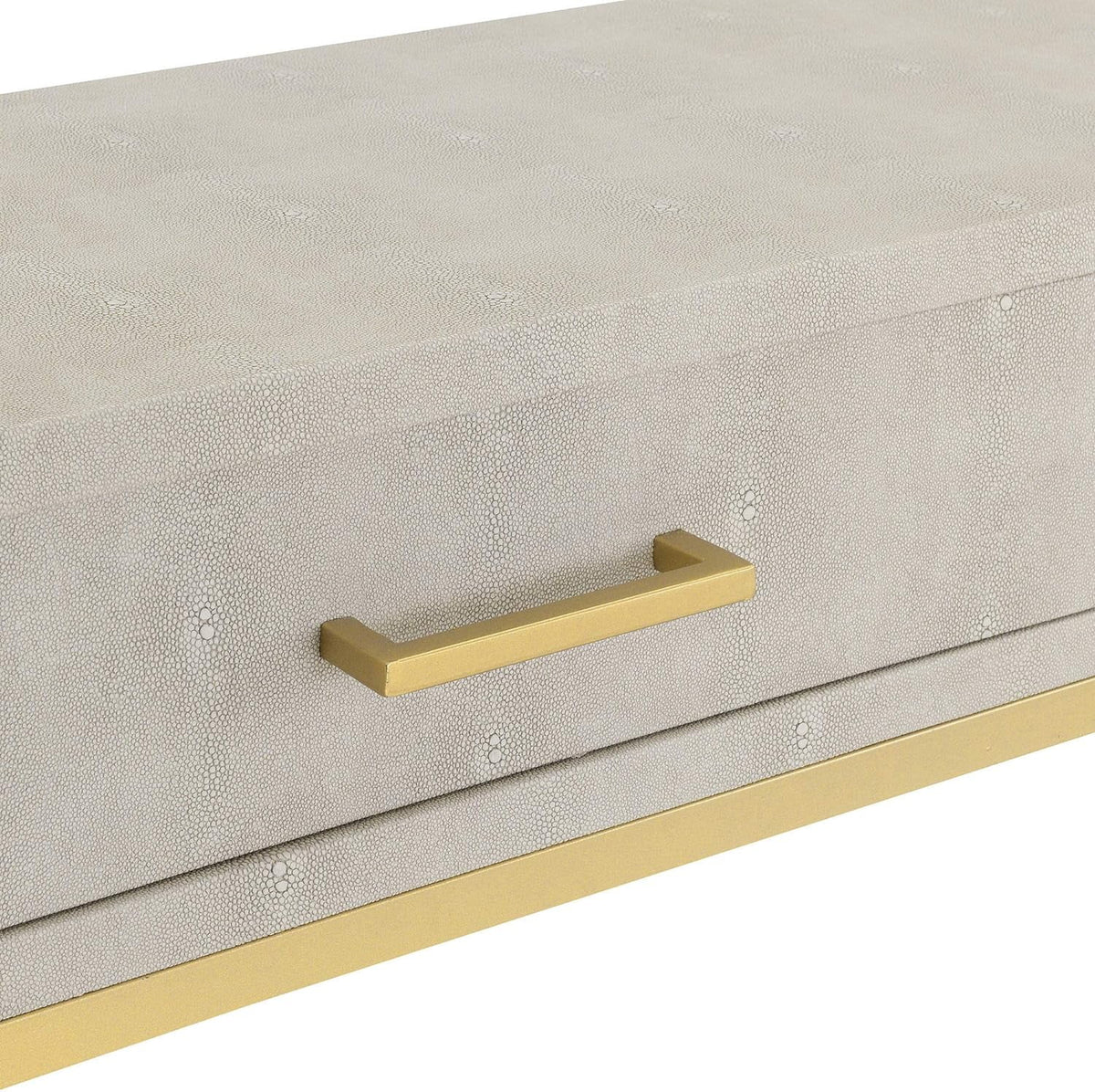 Beige/Gold Console Table B96912