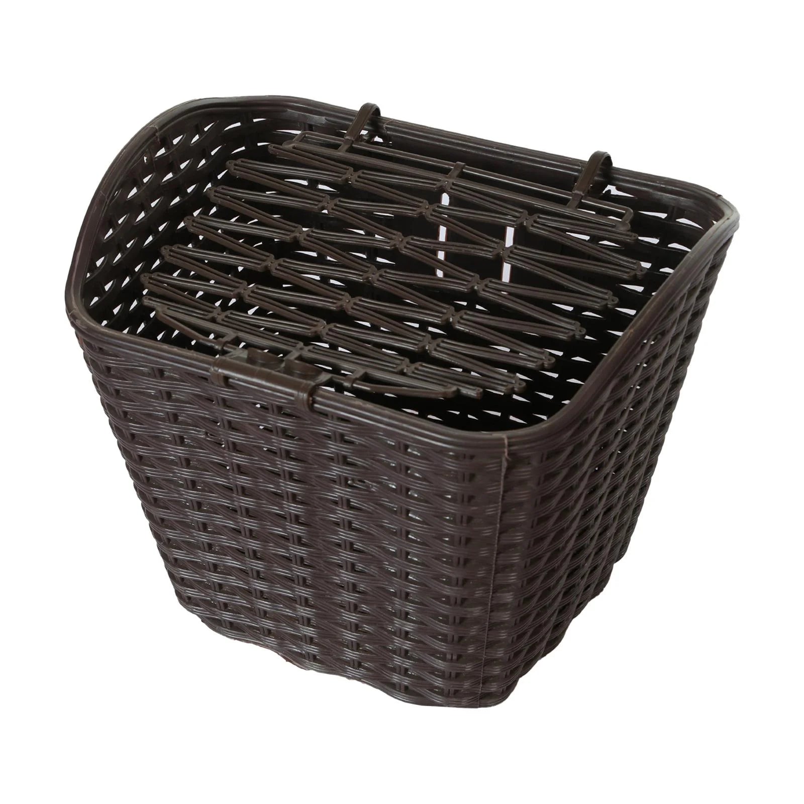Khaki Bike Basket with Cover S5985