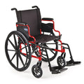 16 Inch Seat Lightweight Folding Wheelchair R622