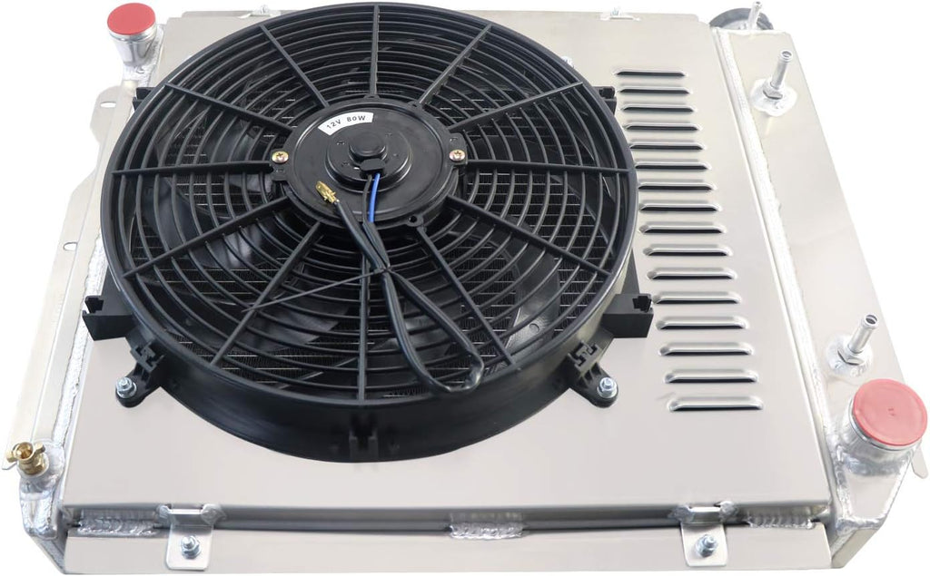 4 Row All Aluminum Radiator with Shroud Fan Y81130