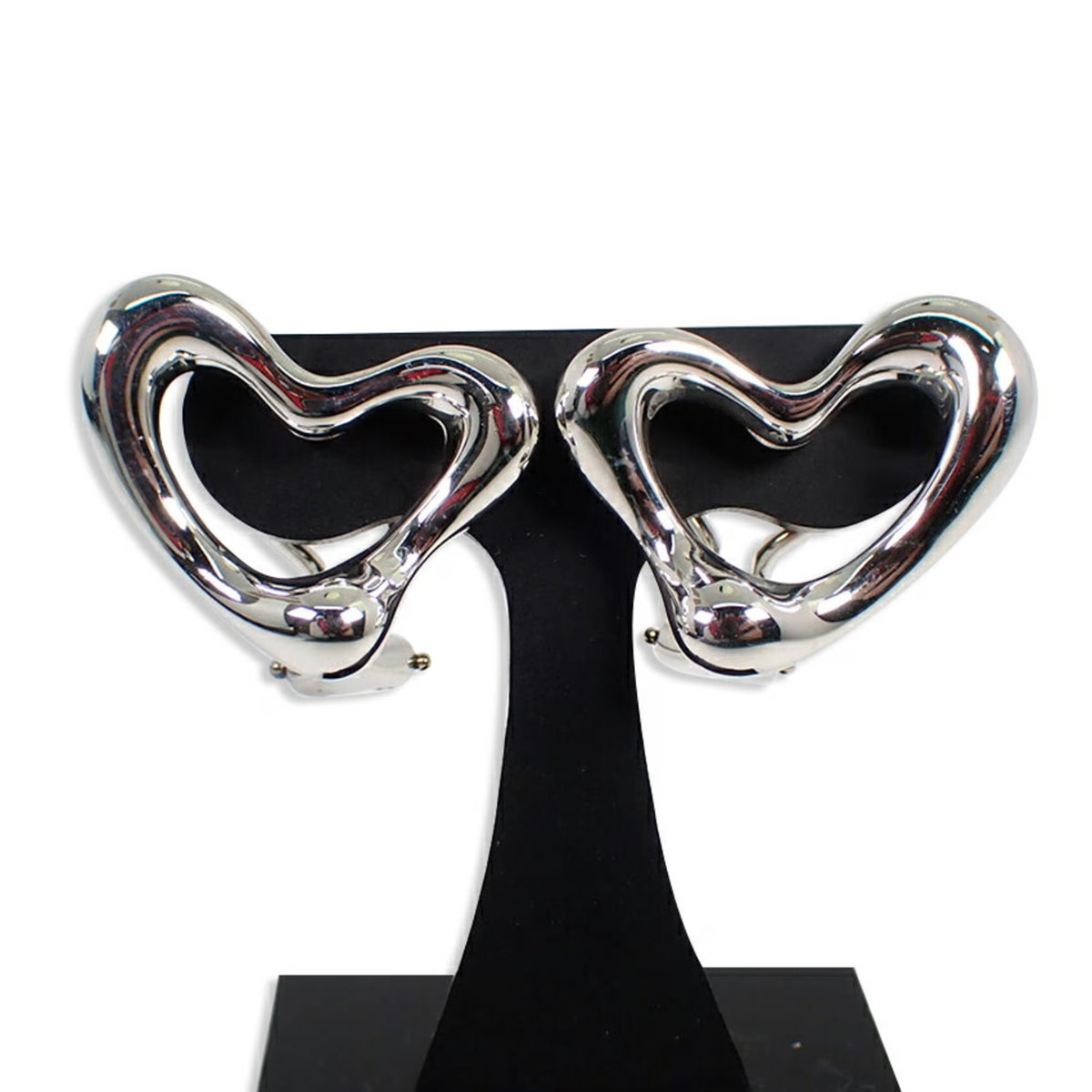 925 Open Heart Earrings E2687