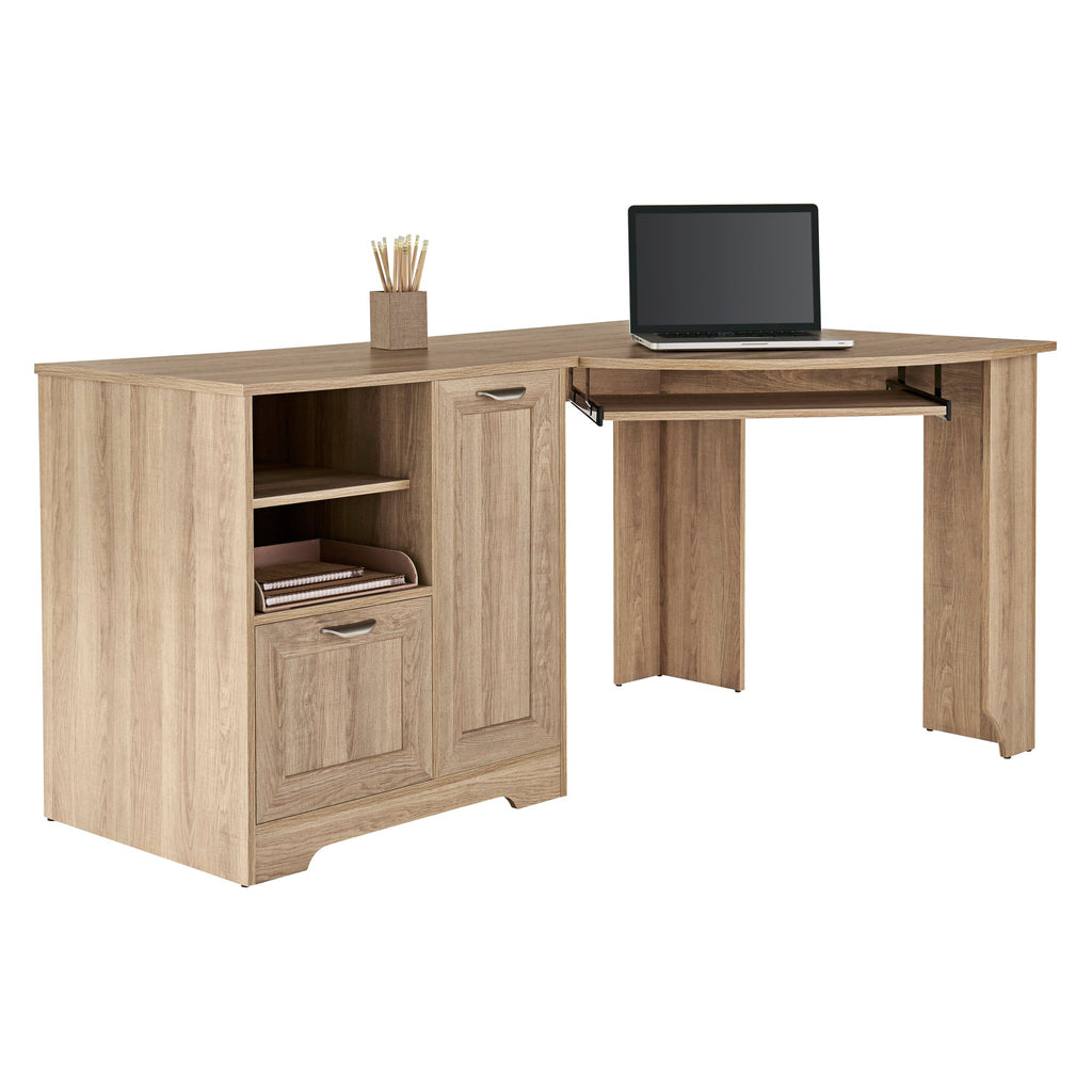 Blonde Ash Corner Desk E47893