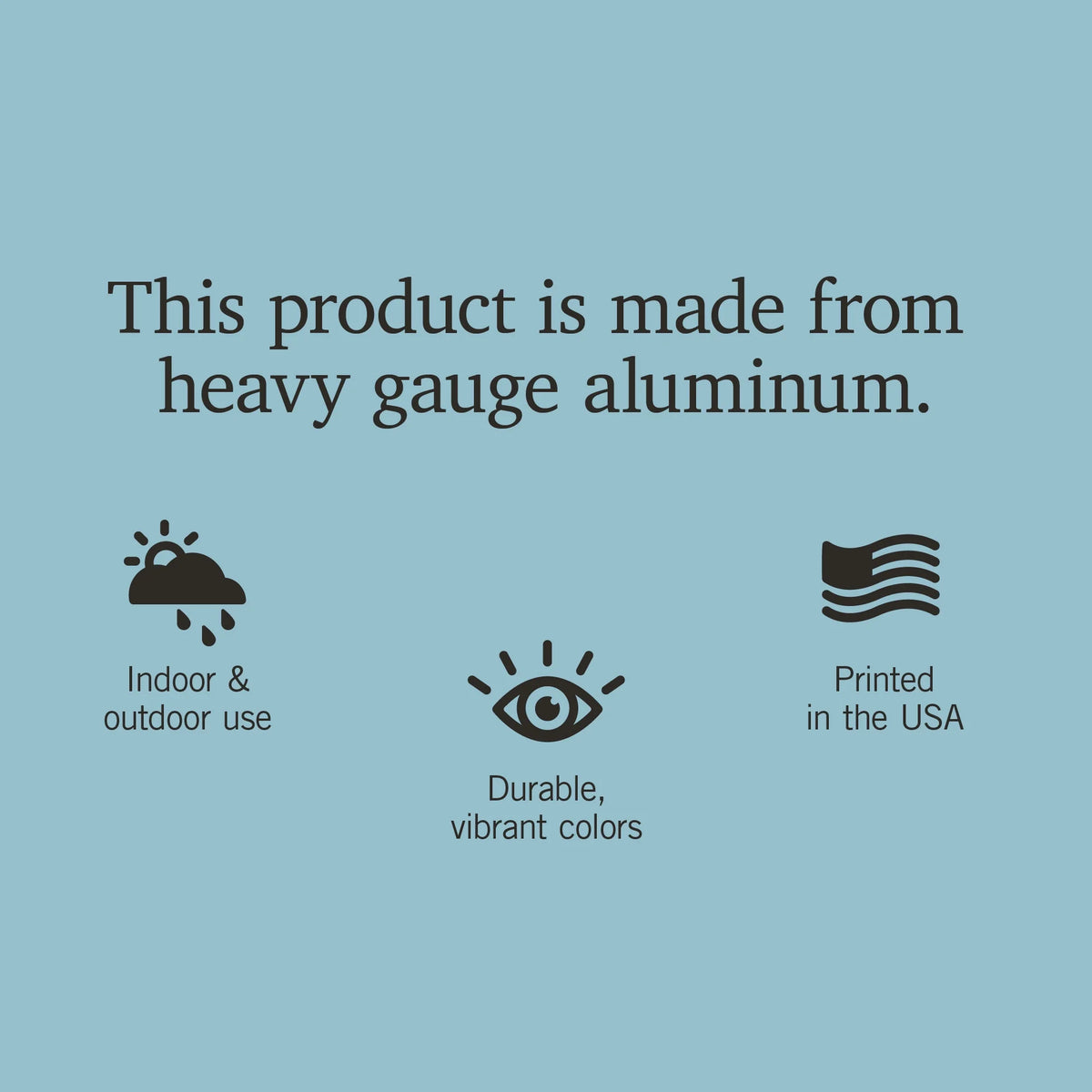 12x18 Aluminum Indoor Outdoor Metal Sign Decor P1056
