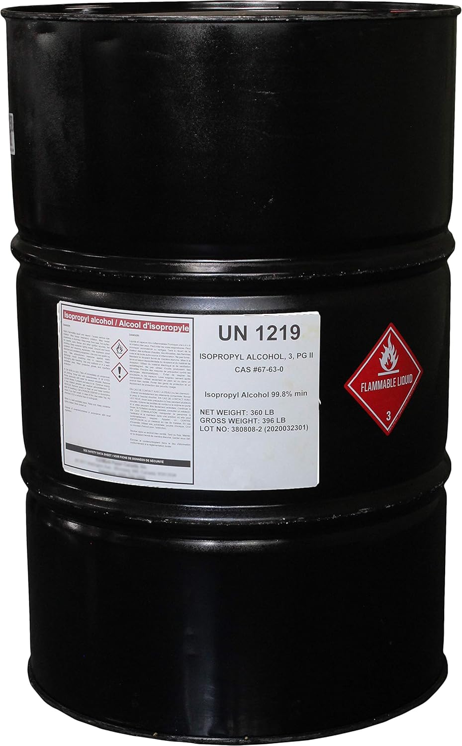 Isopropyl Alcohol Concentrated Rubbing Alcohol, White, 640 Fl Oz F795889