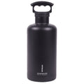Matte Black 64oz Tank Growler with Finger Grip Cap S42910