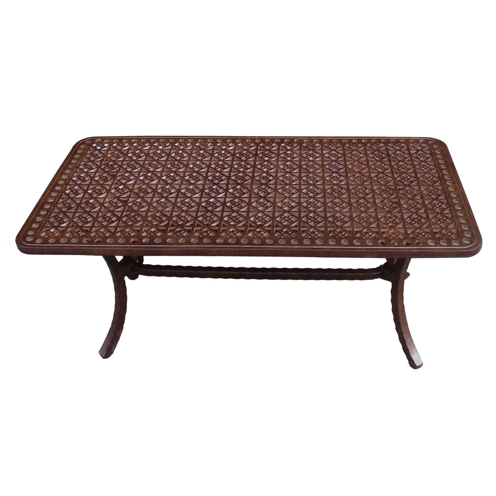 Gray Cast Aluminum Coffee Table H923414