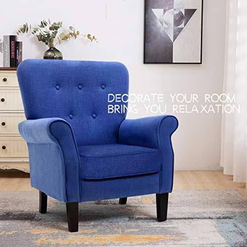 Mid Century Button Tufted Arm Chair Z725177