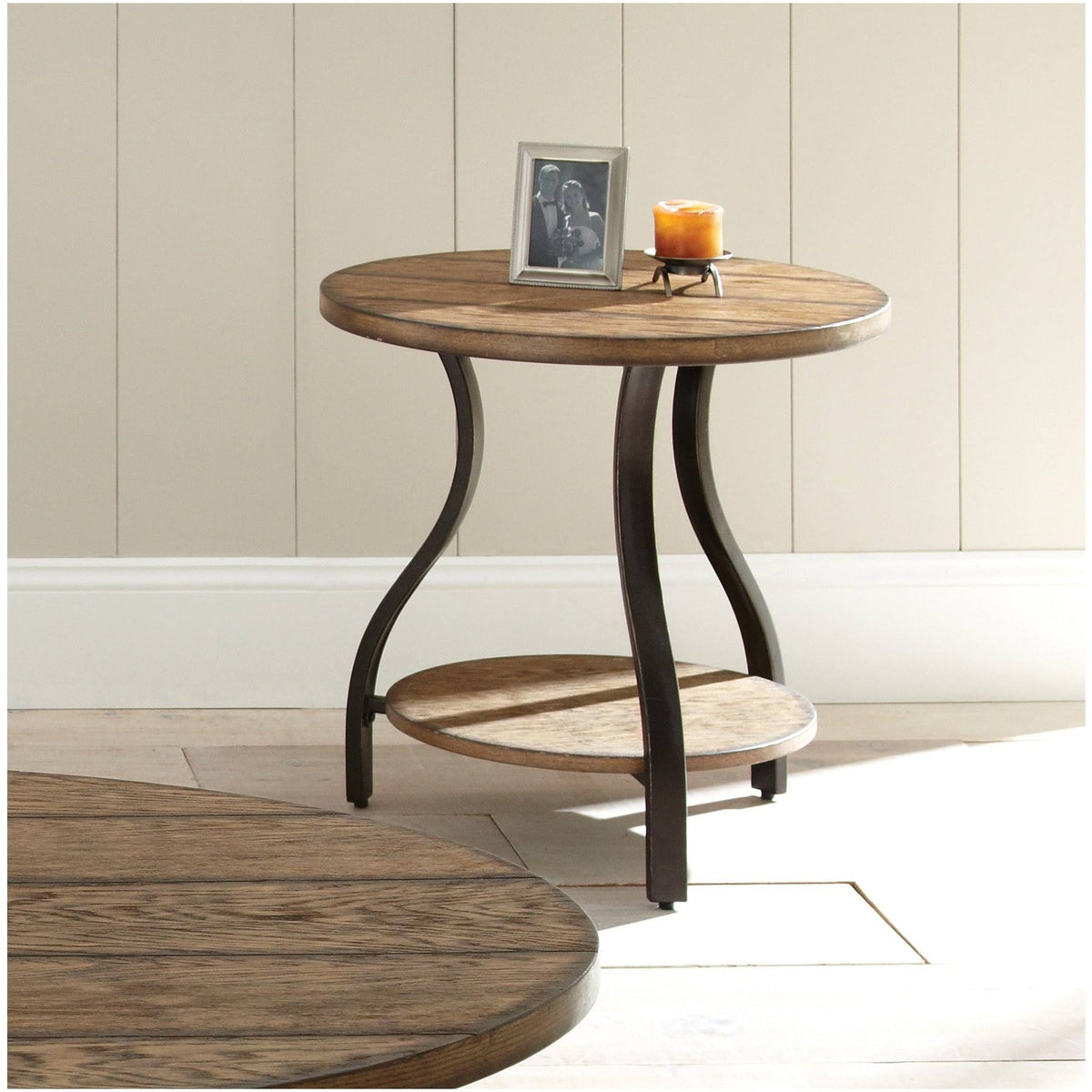 Oak End Table A28431