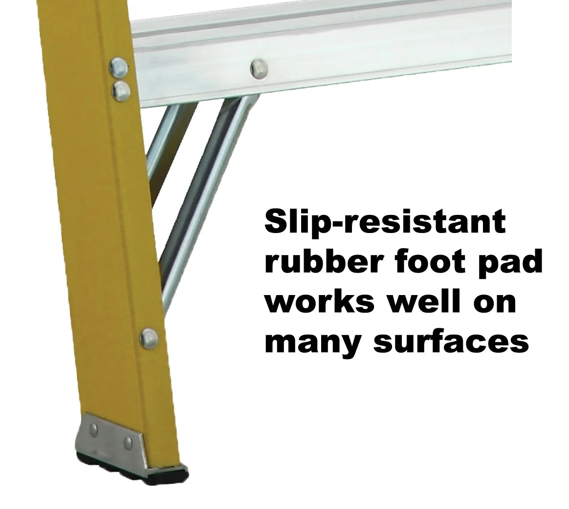 Fiberglass Step Ladder, 250-lb Capacity V9627