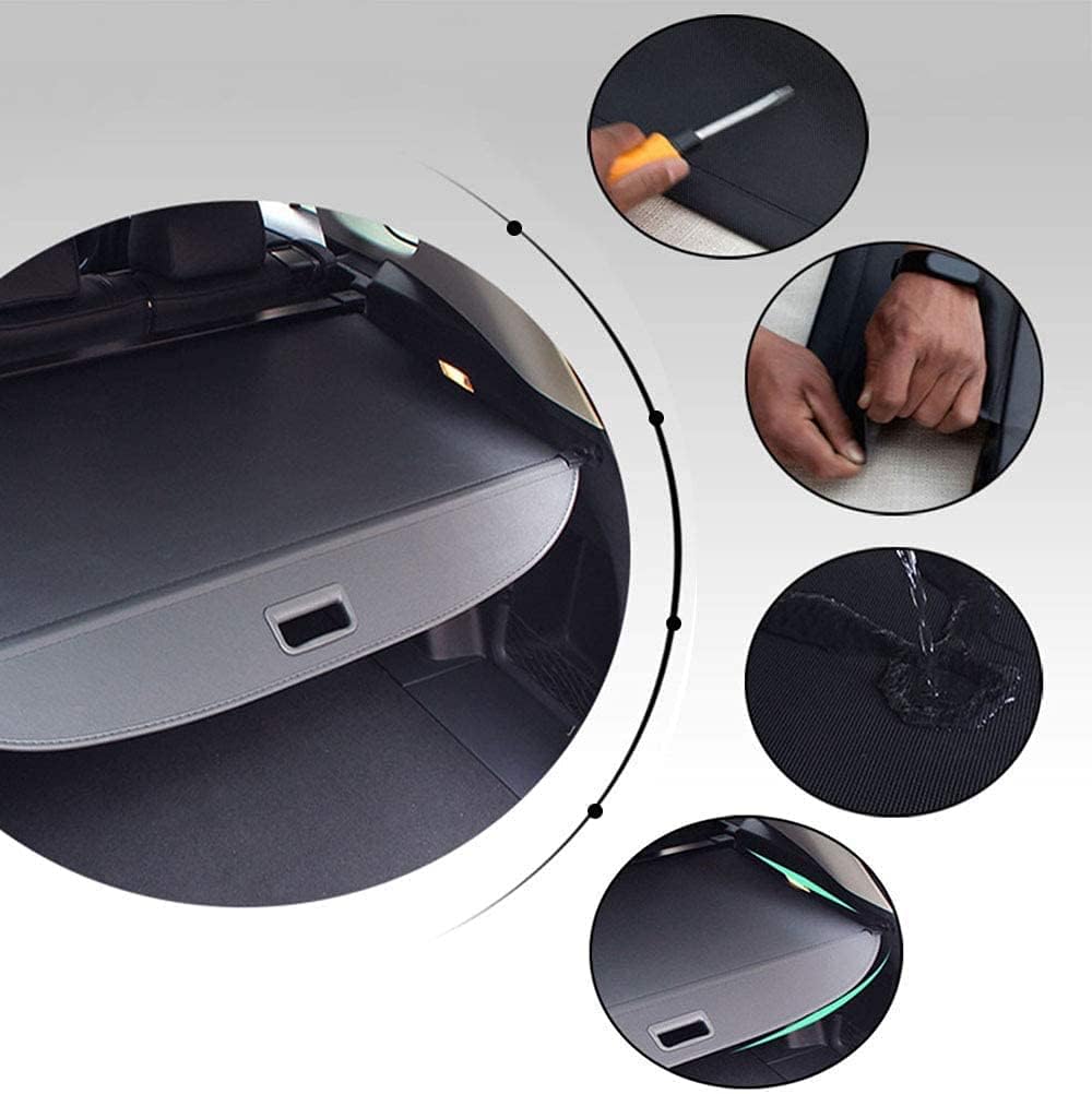 Black Retractable Cargo Cover Pack of 2 S61265
