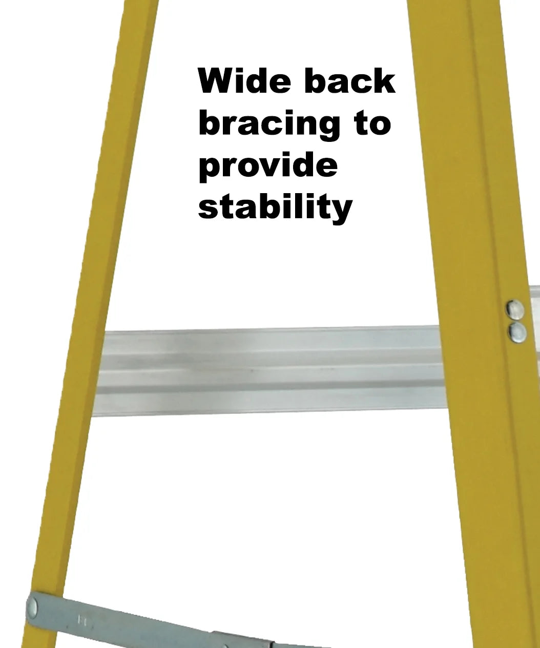 Fiberglass Step Ladder, 250-lb Capacity V9627
