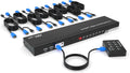 8 Ports KVM Switch HDMI 4K 30Hz Rack Mount with KVM Cables S4039