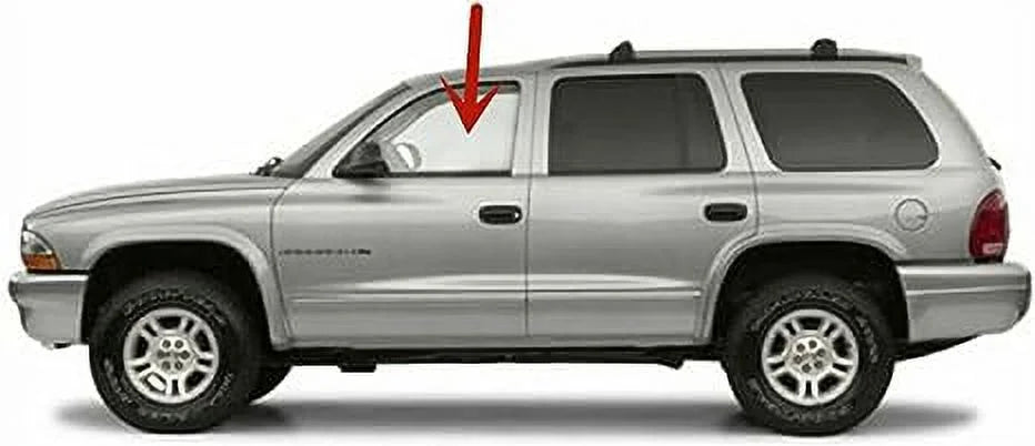 Left Side Front Door Window Glass for Dodge Durango 1998-2003 and Dakota Pickup 2000-2004 4 Door T811426