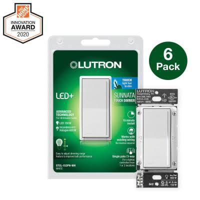 White LED+ Touch Dimmer (6-Pk) Q98823