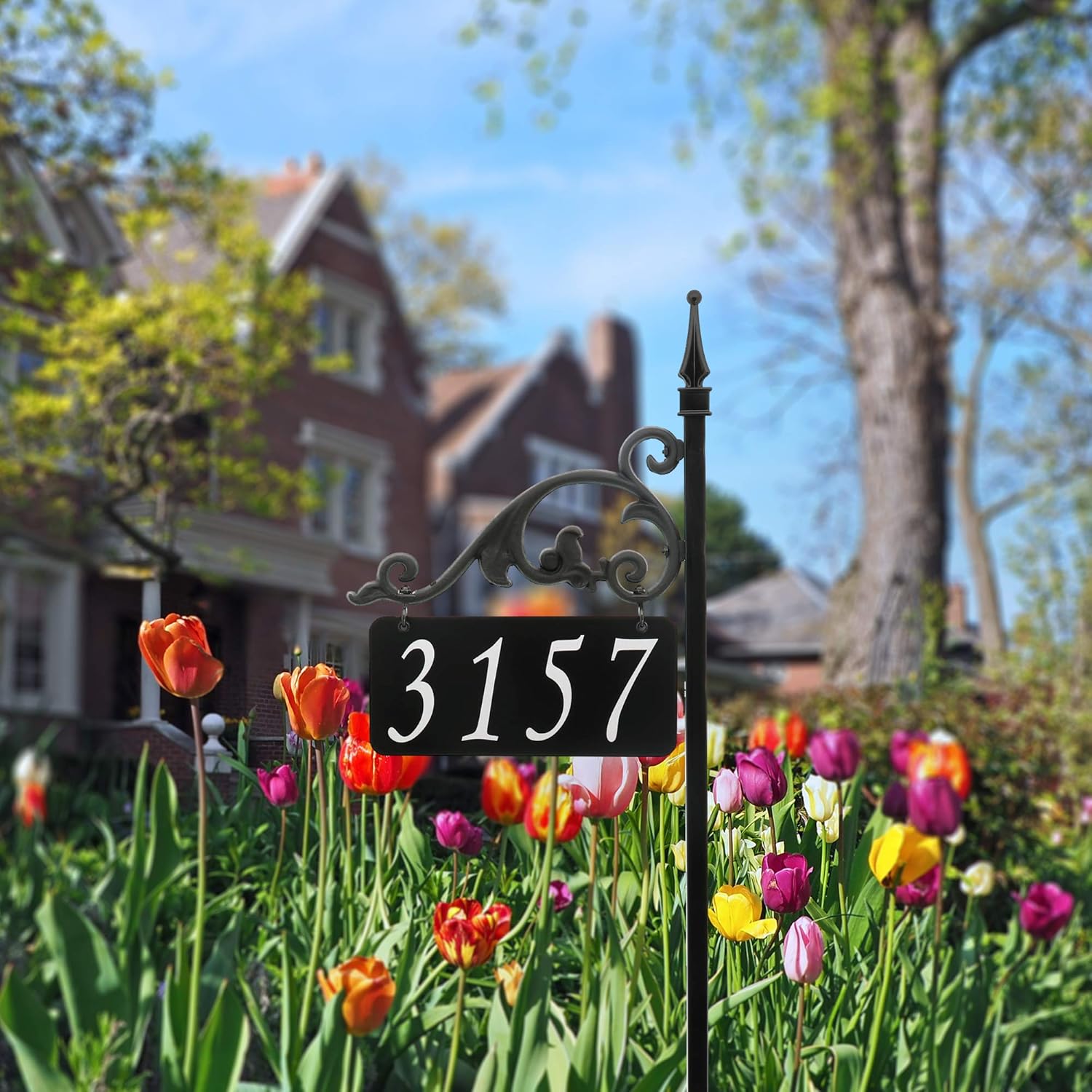 Double Sided Reflective Address Sign H92590