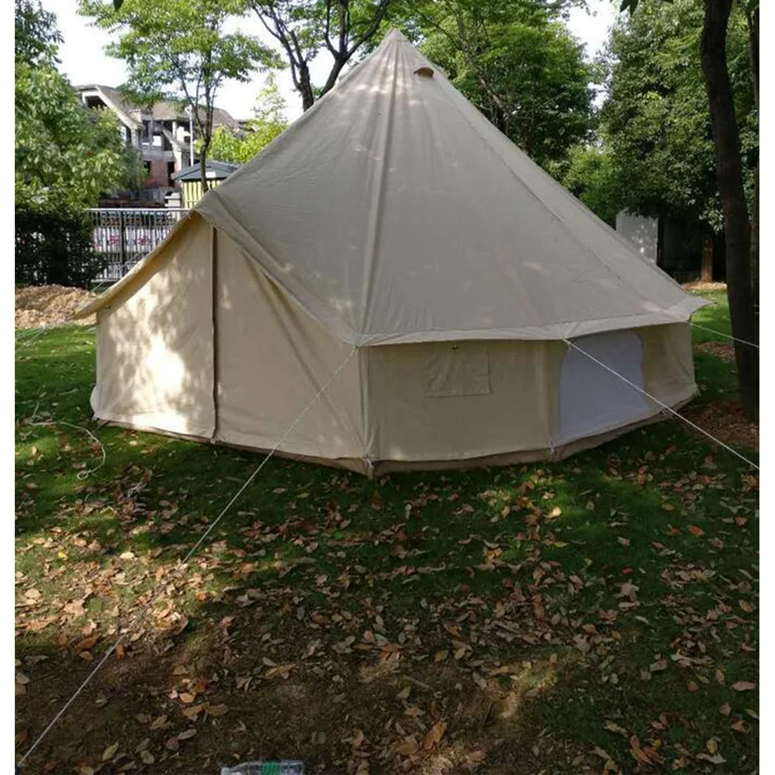19.69ft Camping Bell Tent with Front Awning I4401