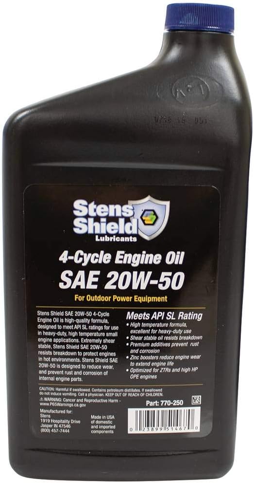 4-Cycle Engine Oil SAE 20W-50, Pack of 2 Q18472