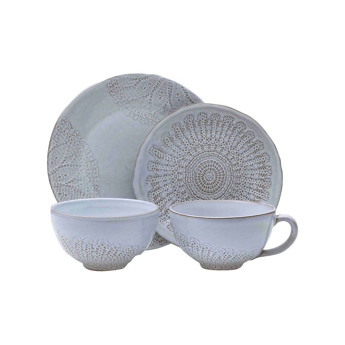White 4-Piece Place Setting R472321
