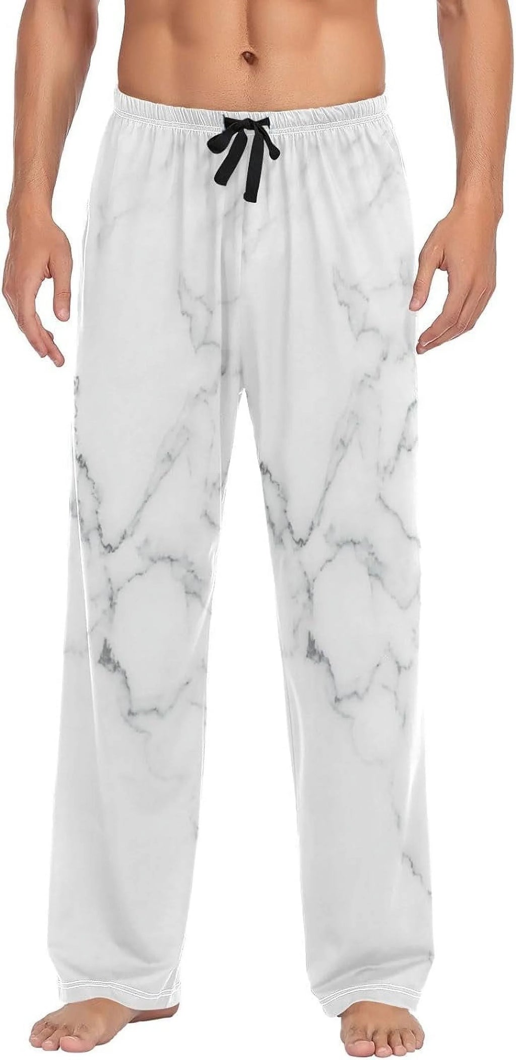 Grey Cotton Pajama Pants Sleepwear Bottoms S-XXL N93355