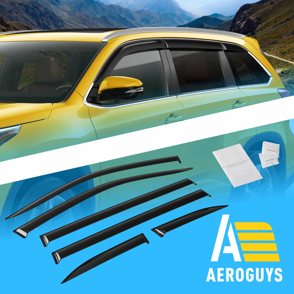 6pcs Tape-On Window Deflectors for Subaru Forester E51287