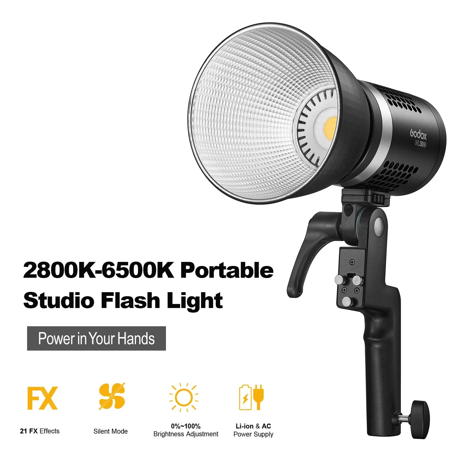 Portable Studio LED Video Light Kit F382