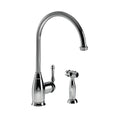 Polished Chrome Kitchen Faucet with Sidespray W1633
