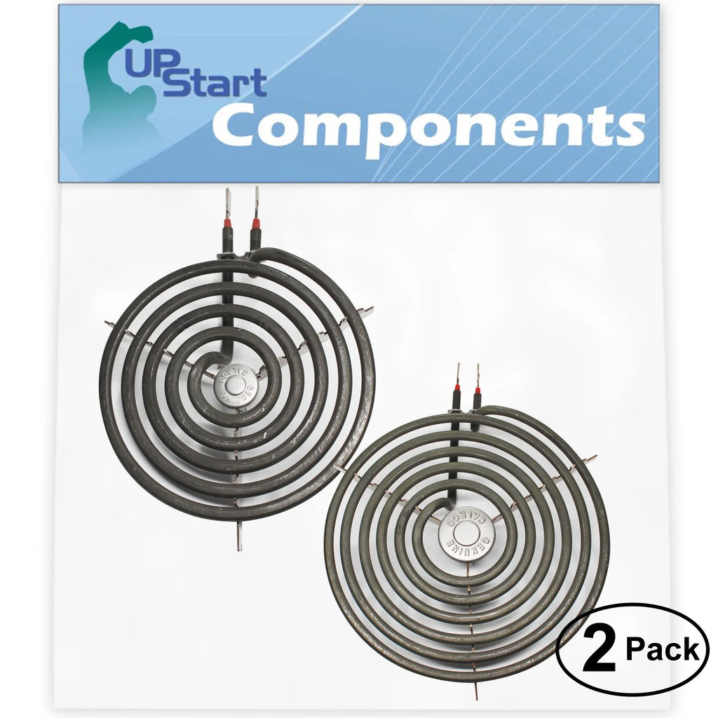 2-Pack 8 inch 6 Turns & 6 inch 5 Turns Surface Burner Elements for Range, Stove & Cooktop Z96629
