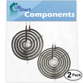 2-Pack 8 inch 6 Turns & 6 inch 5 Turns Surface Burner Elements for Range, Stove & Cooktop Z96629
