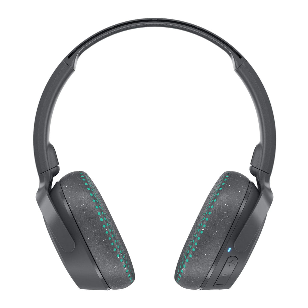Grey On-Ear Wireless Headphones with Microphone V72435